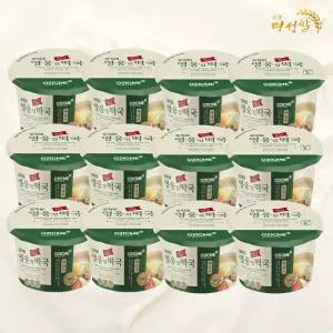 오직미 영웅컵떡국 157g x12개입 1박스 한끼든든 영양듬뿍 매생이떡국