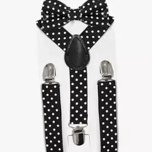 유아멜빵 땡땡이 멜빵 블랙 어린이 학예회 유아멜빵 아동멜빵 멜빵끈 멜빵바지코디 학예회 장기자랑