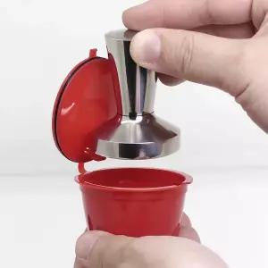 호환  스테인레스 스틸 스마트 돌체 구스토 커피 탬퍼 40MM 커피 바리스타 에스프레소 플랫 탬퍼 돌체 구스