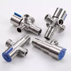 화장실 싱크대 수전 베란다 DIY 컨트롤 욕실 벨브 4구 3구 연결밸브 1구 수도확장 2구