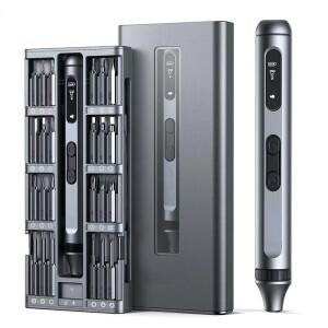 Xiaomi 호환 정밀 전기 스크루 드라이버 세트 조용하고 내구성이 뛰어난 Type-C 고속 충전 무선 가정용 전