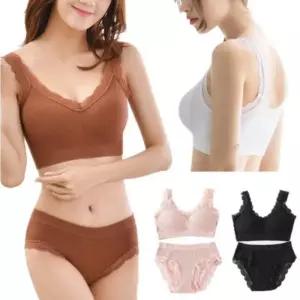 브라렛세트 뽕브라 노와이어 브라탑 볼륨업 레이스