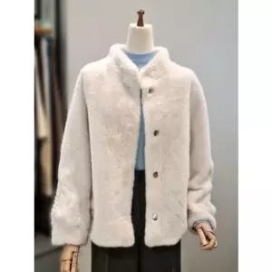 [갤러리아] ab.f.z 하이넥 밍크 페이크퍼 자켓 코트 ACZ4HF01K