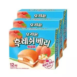 [상품] [상품] 후레쉬베리 복숭아 12P 336g x3개