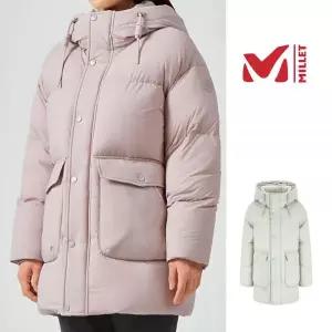 [백화점출고] 밀레 여성 중해비 구스다운 패딩 자켓 중기장 점퍼