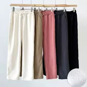 기모 편안한팬츠 남자테이퍼드골덴밴딩팬츠-후리스안감 일자바지 GSS CF980M