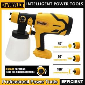 DEWALT 호환 800ML 무선 전기 스프레이 건 휴대용 페인트 분무기 배터리 용 고출력 자동 가구 코팅 에어 브