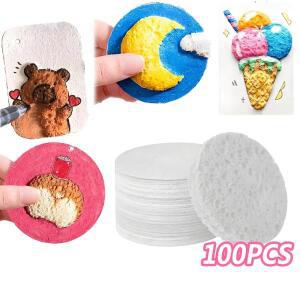 100/50/30/10개 3D 드로잉 매직 캔버스 스펀지  DIY 페인팅 종이 아트