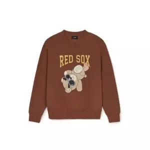 MLB긴팔티 GQC 3AMTE0246-43BRL 빅 메가베어 오버핏 기모 맨투맨 보스턴 레드삭스