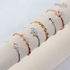 925실버 데일리반지 큐빅은반지 하트 리본 꼬임반지 커팅링 레이어드 실은반지 18종