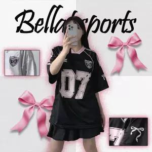 모모핏 Bellat 07 스포츠 클럽 풋볼져지 블록코어  Y2K 유니폼