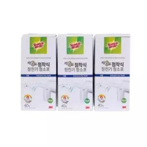 3M 더블액션 점착식 정전기 청소포 대형 40매 X 3개