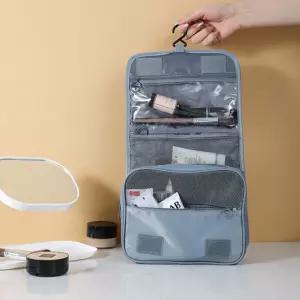 휴대용 화장품 파우치 여행용 고리형 케이스 대용량 메이크업