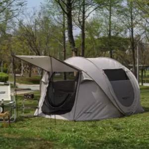 메사캠프 캠핑 5인 원터치 텐트 티클라 프로5 밀크티