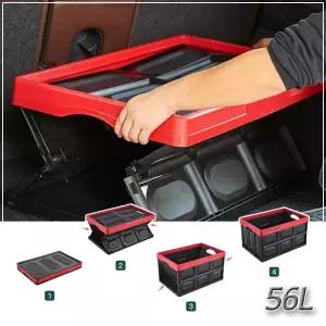 다용도 접이식 수납박스 56L 실내 차량 만능정리함자동차함 트렁크함 폴딩 리빙 수납함 차량함