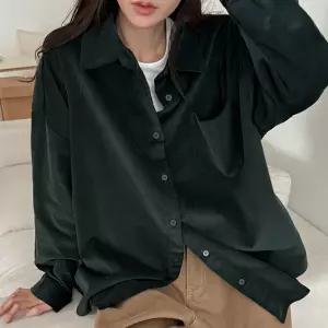 [제작] 모노코드 코듀로이 루즈핏 셔츠 84506 빅사이즈 여성의류