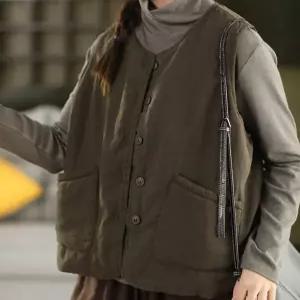 [드레스허그]트일르 레트로 조끼 자켓 4color