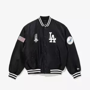 갤러리아 [뉴에라] MLB LA 다저스 월드시리즈 챔피언 재킷 블랙 14742014