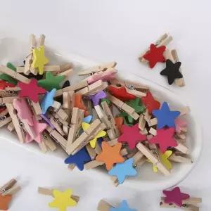 [셀러에이드]미니집게 미니나무집게 메모꽂이 나무집게 사진집게