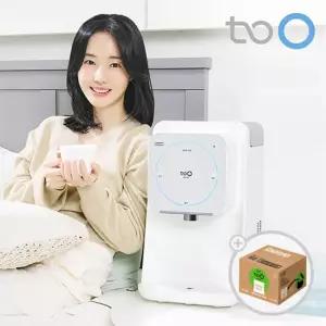 풀무원투오 미니 워터 디스펜서 무타공 냉온수 정수기 뉴트럴화이트 PWD-100NW 워터팩