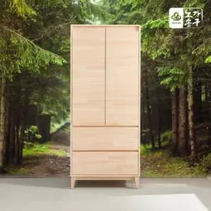 [착불배송]  샤르망 편백나무 원목 장롱 옷장 이불장