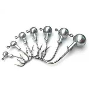 [골드스마일]7G 10G 14G 20G 지그헤드 벌크세트 웜 바늘 배스낚시 인조미끼