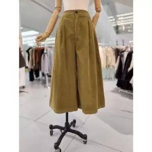 [갤러리아] 나인스텝 잔골 투턱 7부 팬츠 (N25NP5404)