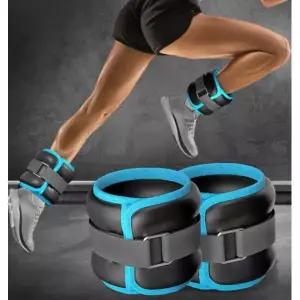 운동기구 발목모래주머니 근력 훈련용 모래주머니 발목 웨이트 헬스장 매직블랙 0.5kgx2