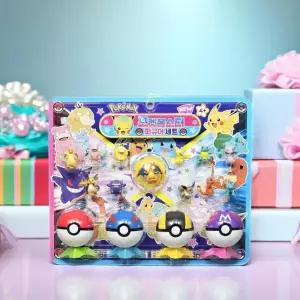 포켓몬스터 1세대 피규어 12종 대형 세트 몬스터볼 모형 인형 장난감 수집 미니어처