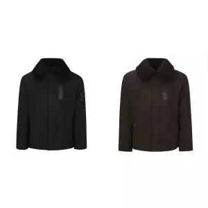 지이크 F/W시즌 양모 퍼카라 구스다운 무스탕 점퍼 컬러 2종 택 1 (PFDJY6561, PFDJY6562)