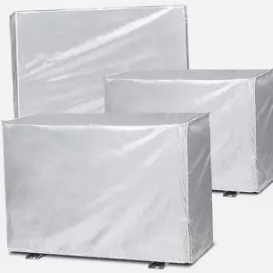 에어컨 실외기 커버 방수 차양막 에어컨 실외기 커버 열차단 사계절 야외 결로방지 용품 관리 효율 냉방