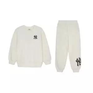 MLB키즈트레이닝세트 GQC 7AS2M0246-50CRS 클래식 모노그램 기모 빅럭스 맨투맨 세트 뉴욕양키스