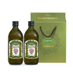 [만토바]병오일 2입 선물세트 엑스트라버진 올리브오일 500ml 2병