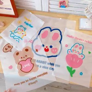 귀여운 캐리어 정리 지퍼백 파우치 정리백 여행용 이너백 방수 속옷 보관