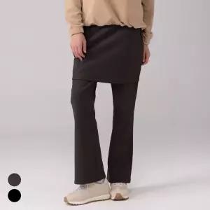 에버라스트 여성 기모 치마바지 부츠컷 팬츠