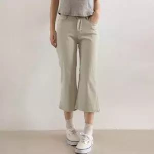 빅사이즈 507 다리얇아지는7부컷팅팬츠 DLOU968