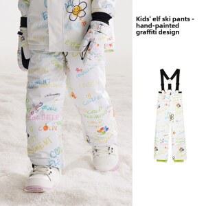 아동 스키복 어린이 스키 바지 남아 여아 싱글 더블 보드 야외용 따뜻한