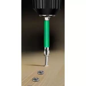 고강도 임팩드릴비트 전기 자화기 육각 스크루 그린포레스트 논슬립 25mm 1개 A