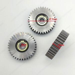 36T 47.5x12mm Bafang 모터 ebike 용   스틸 608z 베어링 자전거 부품이있는T금속 유광