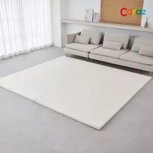 [카라즈] 논슬립 한판 폴더매트 250x280x4cm 연베이지