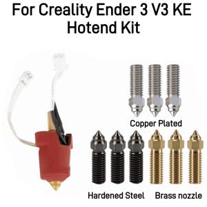 Creality Ender 3 V3 KE 깍지 키트, 세라믹 가열 블록 압출기, 업그레이드 부품, 고속