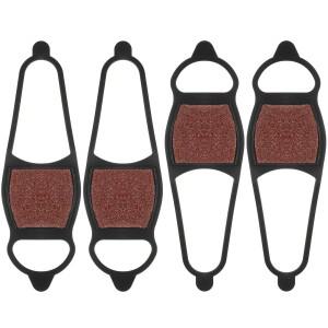 2 쌍 미끄럼 방지 신발 커버 크램폰 아이스 클라이밍 신발 스티커 클리트 맨 거친 모래