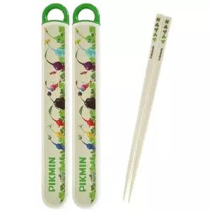 휴대용 젓가락 케이스 세트 피크민 2P 초등 성인용 귀여운젓가락