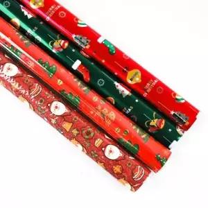 ( )127C] 천 크리스마스 캐릭터 포장지 (10개세트)