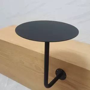 높이 테이블 좁은 벽부착 대리석 원형 쿠션 티테이블