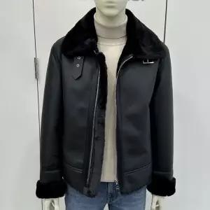 [지오지아]남자무스탕/스웨이드자켓/스웨이드무스탕/AAF4FP1106BK