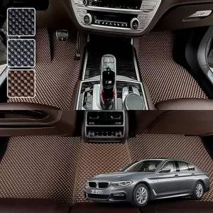BMW 5시리즈 G30 전용 3D 엠보싱 차세대 고무매트 1열2열 세트