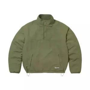 [정품] 슈프림 Supreme Polartec Shearling Reversible Pullover Olive - 25FW 폴라텍 셔링 리버시블 풀오