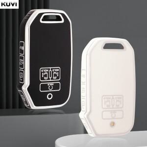 TPU 자동차 원격 키 케이스 커버 쉘 Fob 기아 카니발  세도나 KA4 EX SX LX Fiesta 열쇠가없는 액세서리