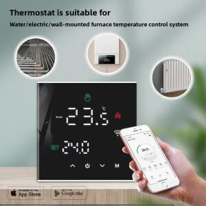 스마트 무선 WiFi 난방 온도 조절기 실내 벽걸이 형 보일러 원격 제어 전기 바닥 러시아 M3H
